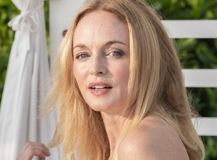 Heather Graham, 53, shows off curves in sexy white bikini
