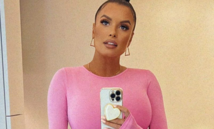 Fox Sports Host Joy Taylor Goes Viral in Pink Selfie Outfit