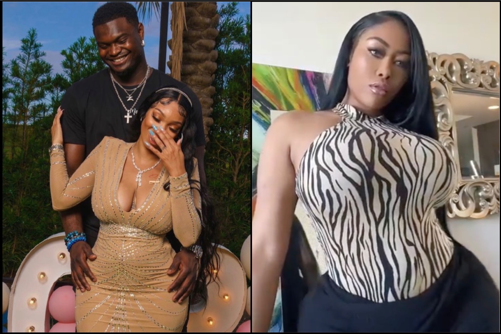 IG Model Moriah Mills Exposes Zion Williamson After He Announced He’s Having Baby With Ahkeema