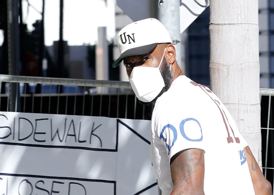 Photos of LeBron James Entertering Hospital to Check on His Son Bronny James Who Had Heart Attack