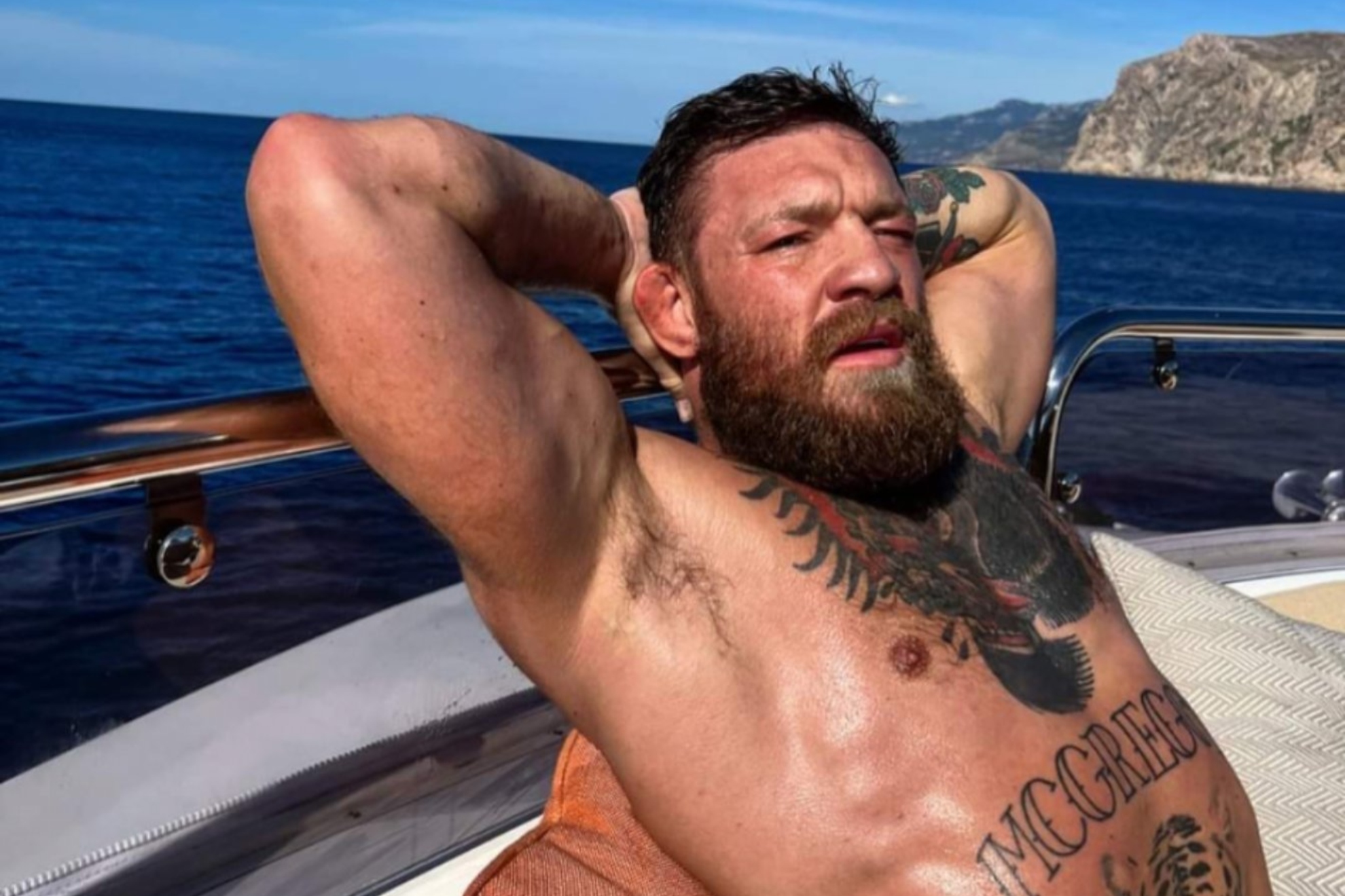 VIDEO: Conor McGregor Takes Driver’s Seat On His Lambo Yacht, Mike Perry and Others  React- “Mac Life”