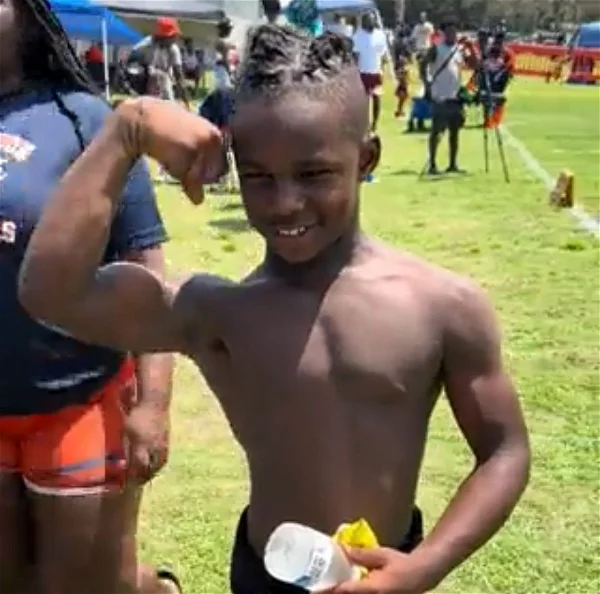 A Jacked up 6 Yo Football Player Goes Viral With People in Disbelief Over His Age