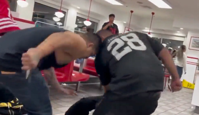 49ers and Raiders Fans Get Stabbed While Brawling At In-N-Out Burger