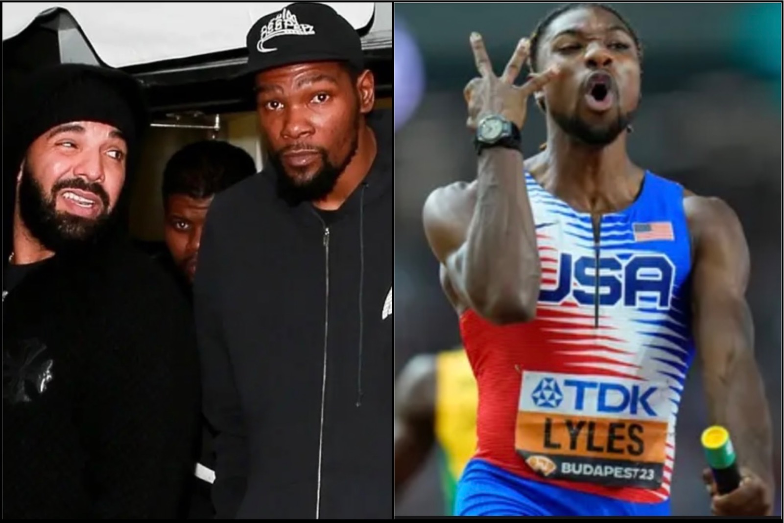 Drake and The Entire NBA Cook Sprinter Noah Lyles For Saying NBA Champions Aren’t World Champions