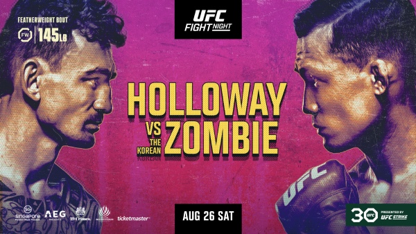 UFC Singapore: Max Holloway vs The Korean Zombie: How To Watch The Fight in Asia?