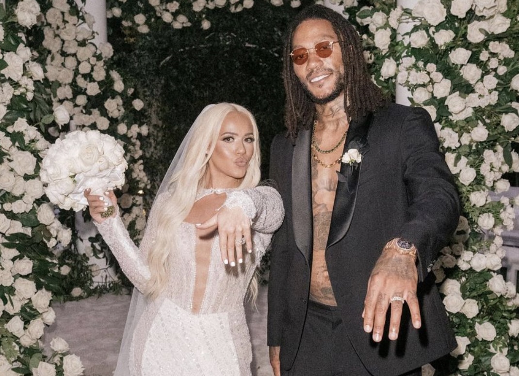 Derrick Rose, Former Bulls MVP, Marries with Longtime Partner Alaina Anderson in Intimate Ceremony