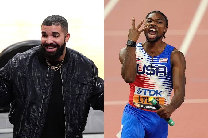 Track Star Noah Lyles and Rapper Drake Clash Over NBA’s ‘World Champion’ Label