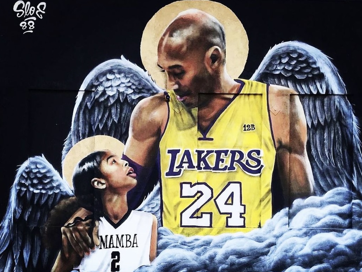 LA Gym Owner Takes a Stand to Protect Treasured Kobe and Gianna Bryant Mural from Erasure Threats