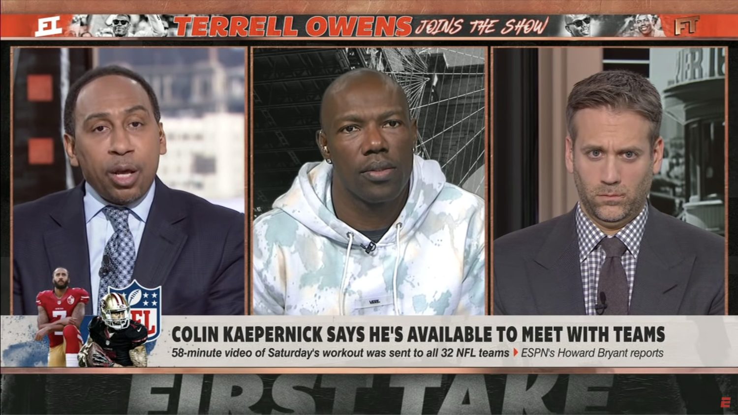 Stephen A. Smith Threatens Terrell Owens After Resurfaced Clip of Owens Saying Max Kellerman is Blacker Than Stephen A.
