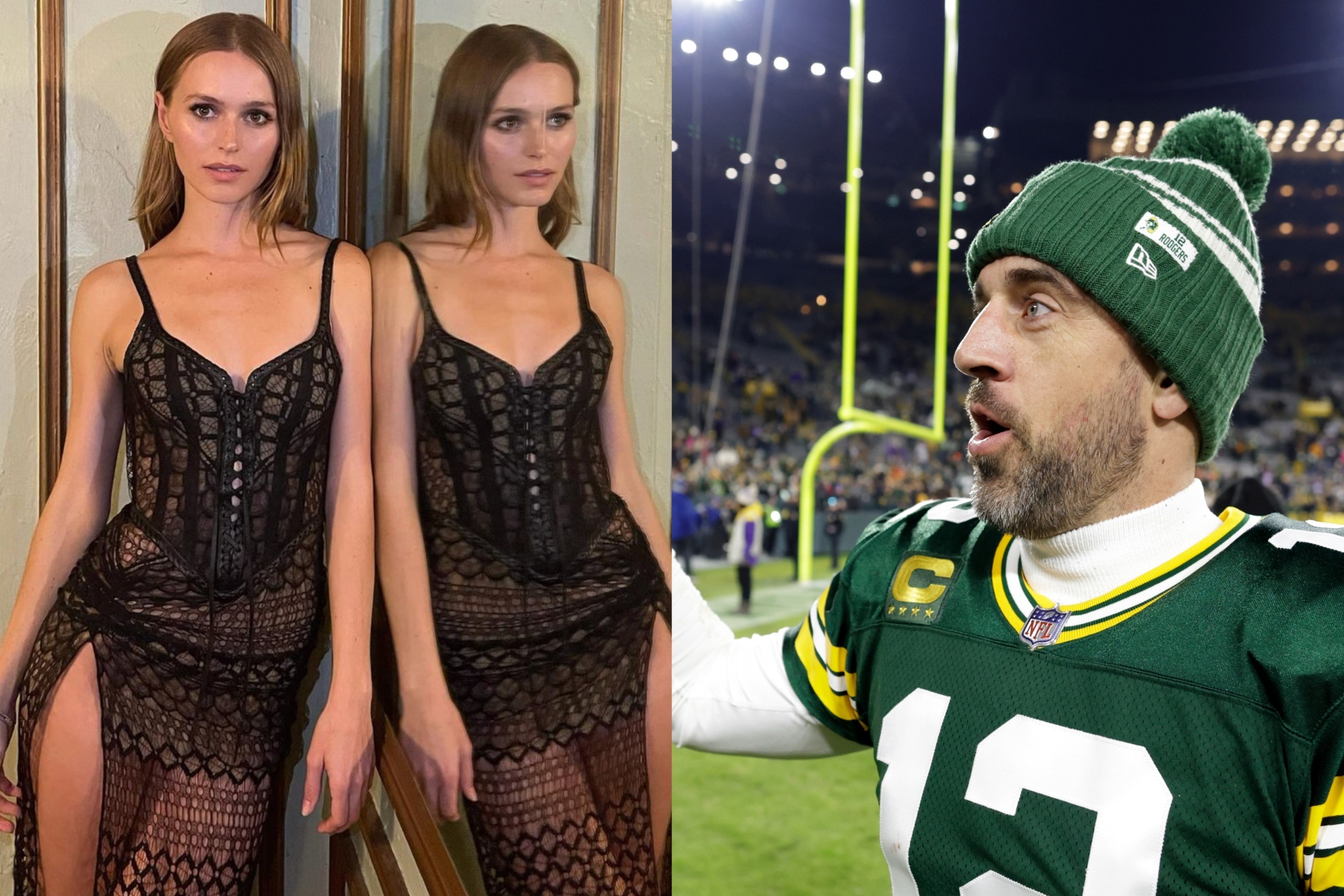 After his season-ending injury, Mallory Edens, Aaron Rodgers’ rumored girlfriend, sent her love