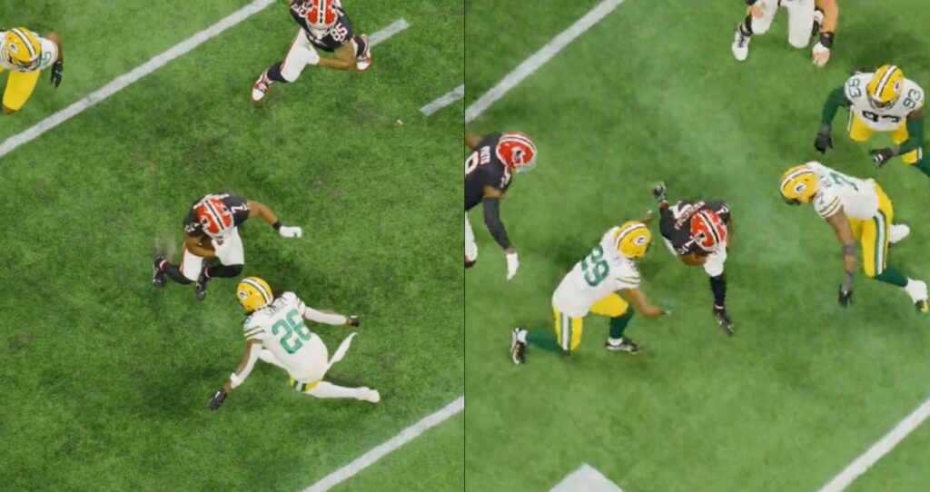 Amazing ‘Roof Cam’ Has NFL Fans Going Crazy Bijan Robinson’s Packers Highlight Reel Run as Seen From This Angle: “This Angle Goes Crazy”