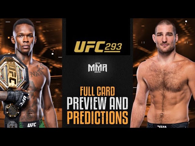 UFC 293 Israel Adesanya vs Sean Strickland Prediction and Preview