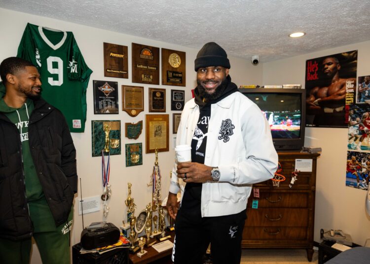 LeBron James Guides Lakers Through Akron Journey, Explores Home Court Museum Together