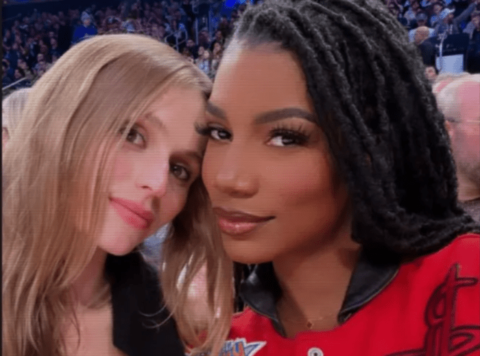 Taylor Rooks’ Courtside Selfie With Aaron Rodgers’ Rumored Girlfriend Mallory Edens Goes Viral