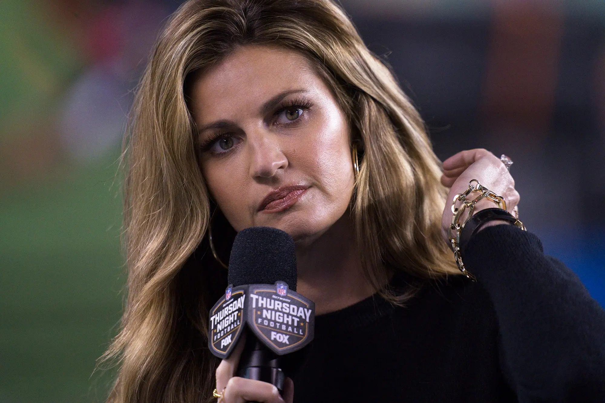 Fox NFL Star Erin Andrews Discusses an Unsettling Sideline Encounter With a Player While Live on Television:  ‘It ruined my day’