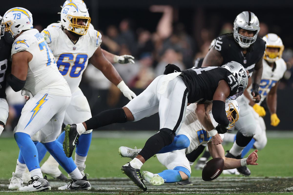 REPORT : Raiders-Chargers Received the Season’s Lowest TNF Rating