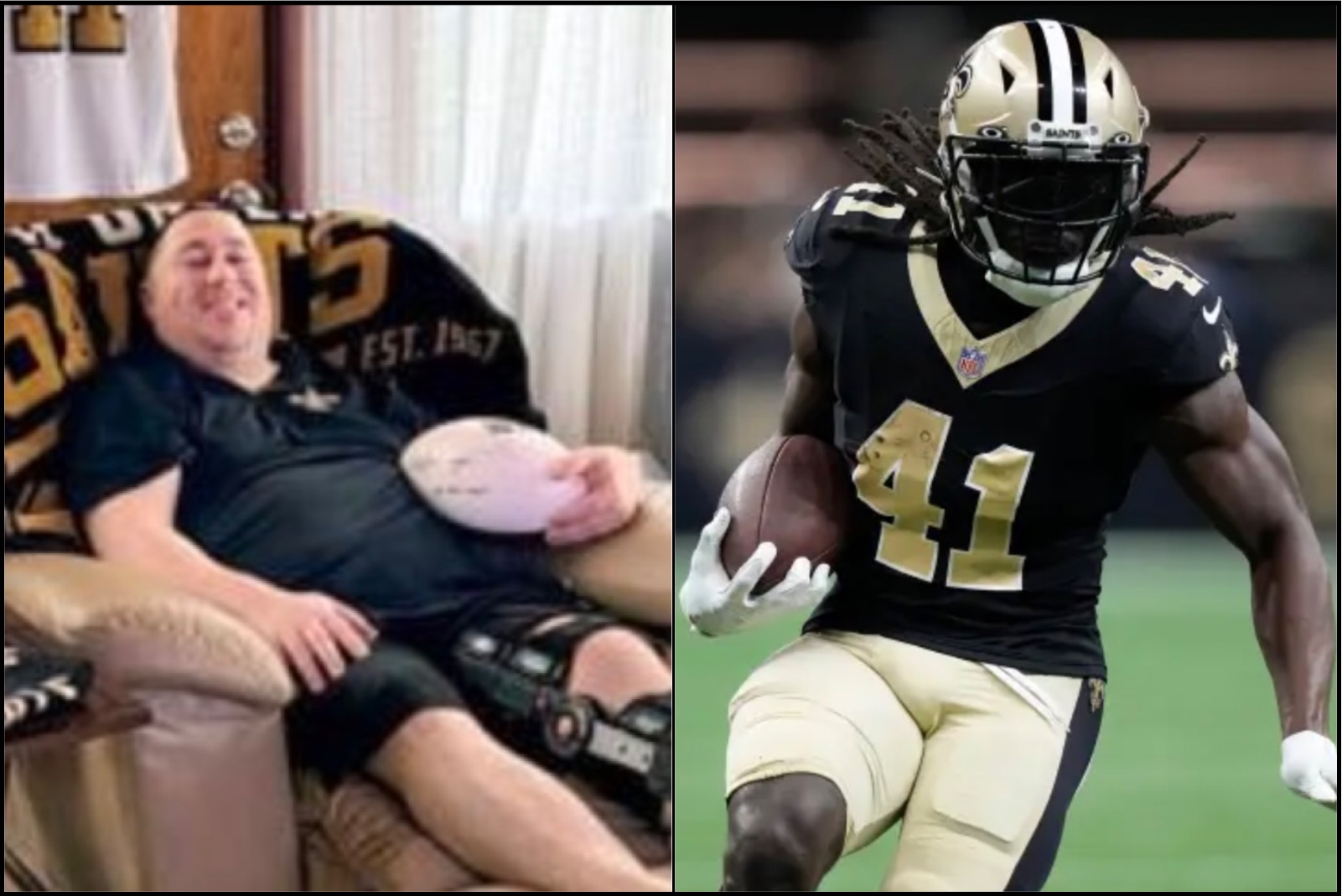 Saints Alvin Kamara Sends A Signed Ball, Jersey Wishes Note To NFL Official Injured During Game
