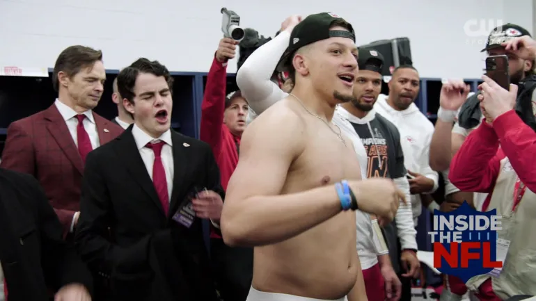 According to Patrick Mahomes, the Locker Room Film From NFL Films Needlessly Featured His “Dad Bod”