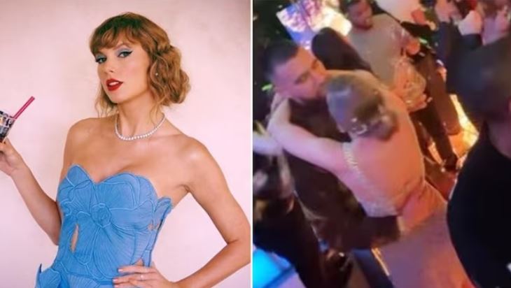 WATCH : On New Year’s Eve, Cameras Captured Taylor Swift and Travis Kelce Sharing a Passionate Kiss