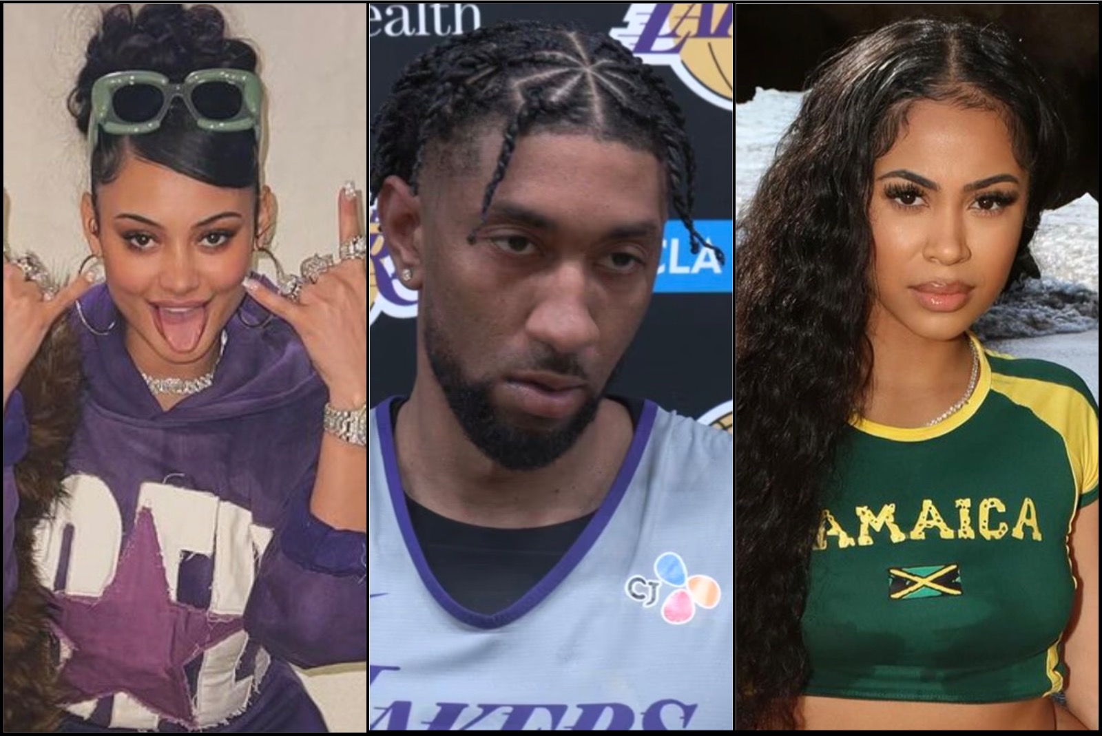 Lakers Christian Wood Shows Up at Baby Mama Yasmine Lopez's House With