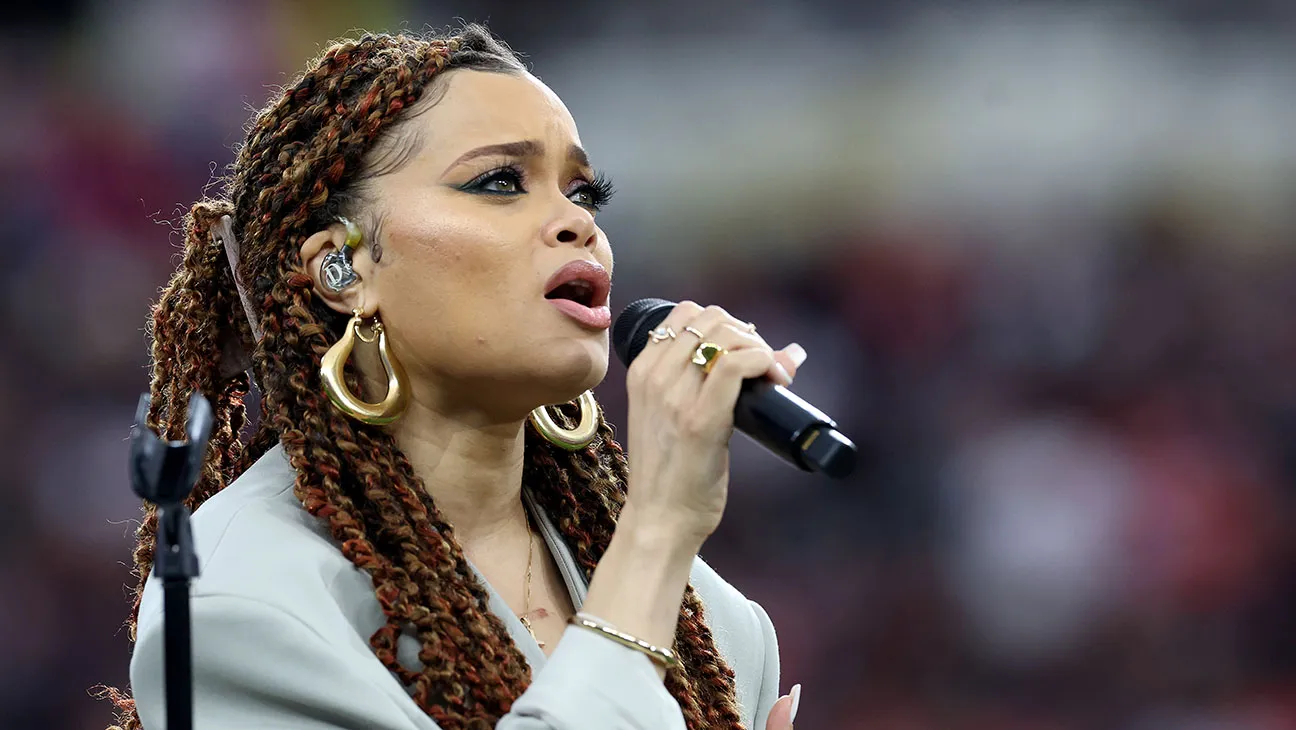 A Moving Performance of “Lift Every Voice and Sing” by Andra Day Steals the Show at the Super Bowl