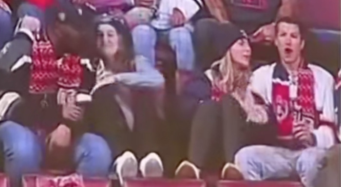 Watch Female Panthers Fan Go Viral After Performing A Wild ‘BJ’ Gesture On Kiss Cam