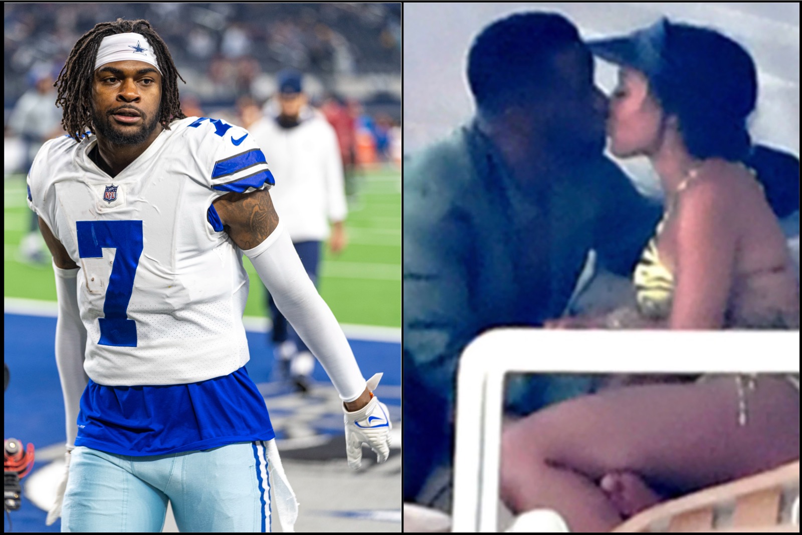 25-Year-Old Trevon Diggs Gets Tattoed of His 4th Baby Mama 35-Year-Old Joie Chavis Name on His Feet