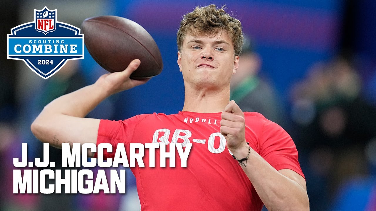 J.J. McCarthy of Michigan Could End Up Being Top 10 Pick After the Combine