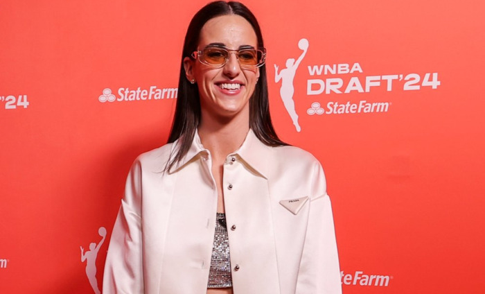 Caitlin Clark Goes Viral Over Her Look At The 2024 WNBA Draft