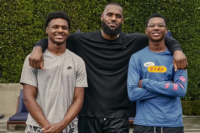 On Taco Tuesday, Bronny James and Bryce Videotape Themselves Slinking Out to Avoid Dad’s Cooking