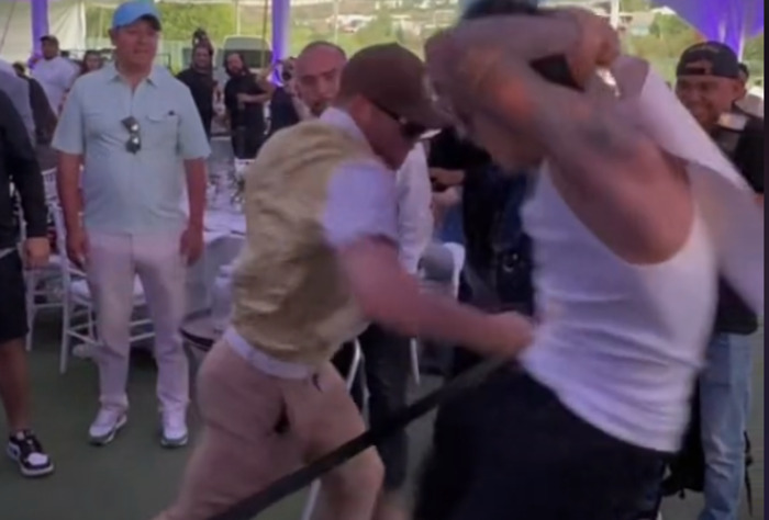 Watch Wild Video Of Canelo Alavarez Nearly Killing A Fan After Punching Him In The Stomach Upon Request