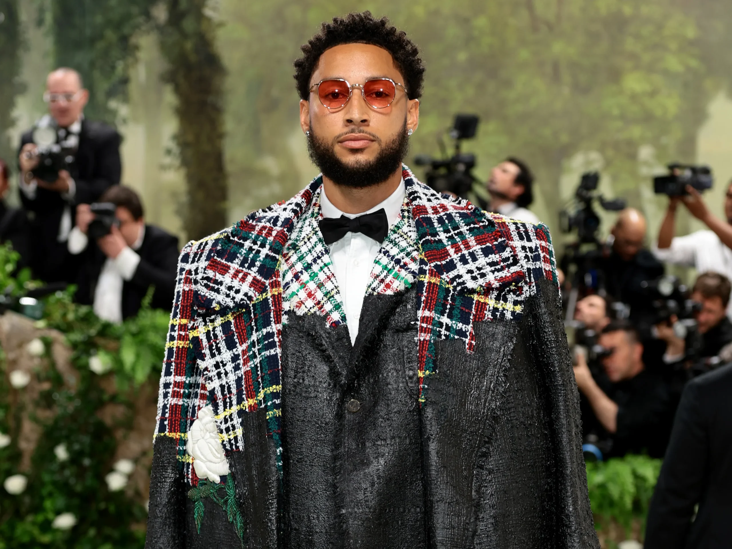Ben Simmons Goes Nuts at the Met Gala Carrying A Big Clock Briefcase