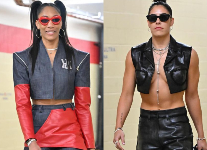 Kelsey Plum And A’ja Wilson Break The Internet With Wild Pregame Outfits