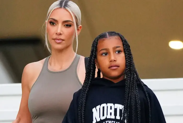 Kim Kardashian And Daughter North West Filmed Courtside For Some WNBA Action