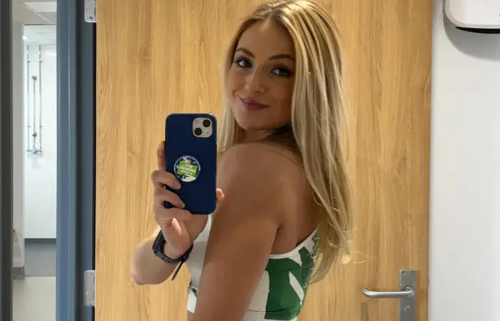 British Athlete Lauryn Davey Shows Off Her Bum In Tight Shorts While Working Out For New Season