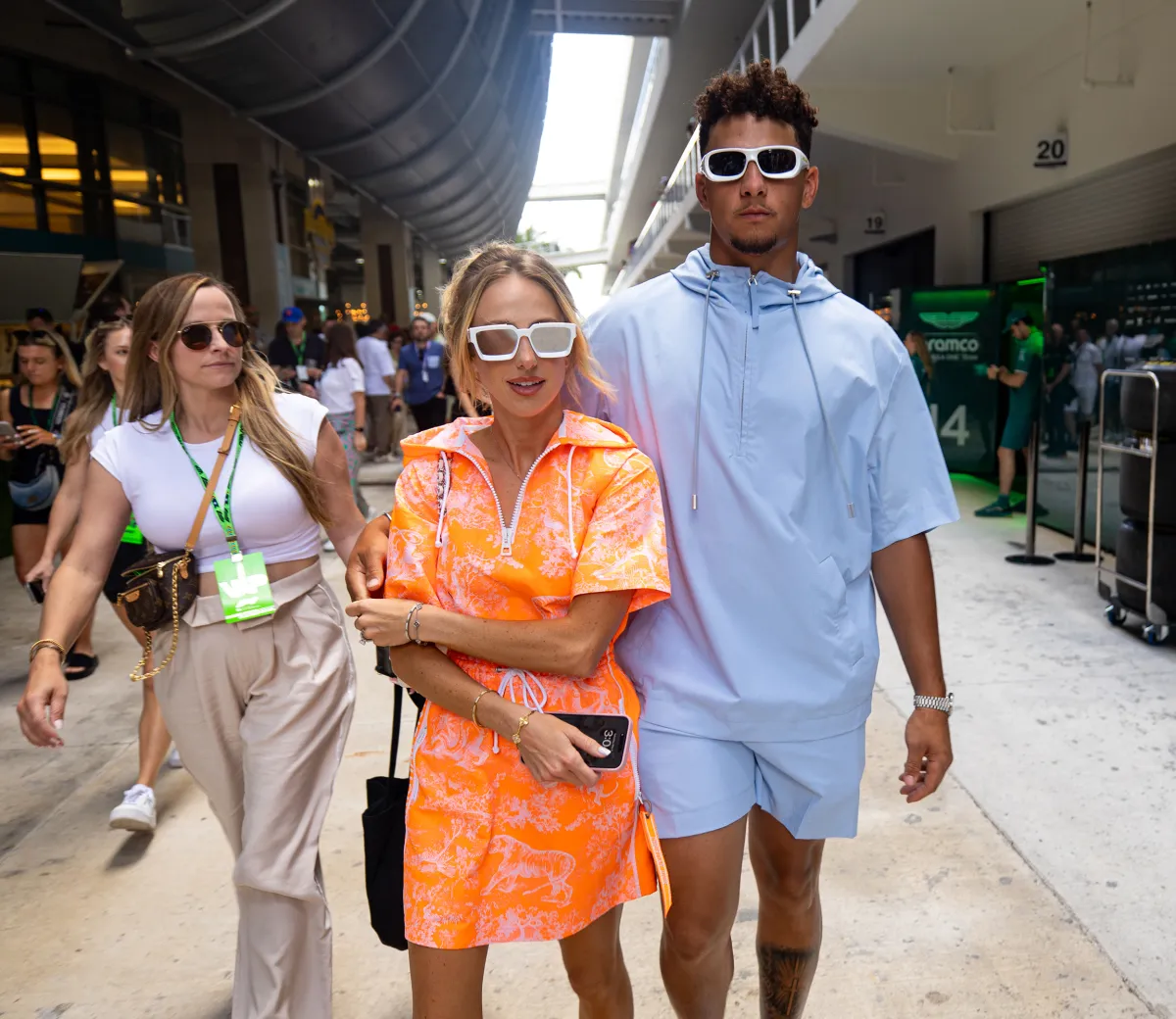 Brittany Mahomes Gets Turned on After Patrick Mahomes’s Antics at the Miami Grand Prix