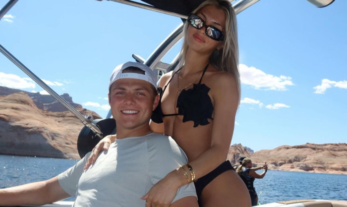 NFL Star Zach Wilson Spotted On Vacation With Model Girlfriend Nicolette Dellanno Ahead Of Broncos Debut