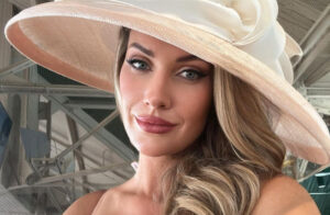 Paige Spiranac Attends the Kentucky Derby Showing Off Cleavage In A