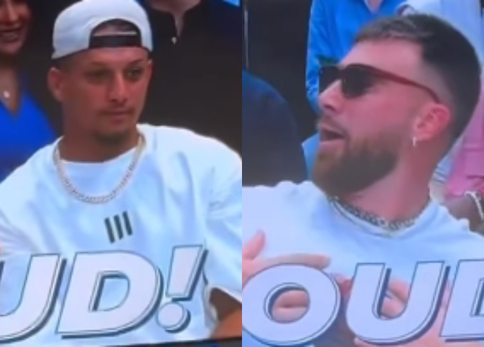 Travis Kelce Booed By Fans Before Cheering Chiefs Teammate Patrick Mahomes During Mavericks And Wolves Game