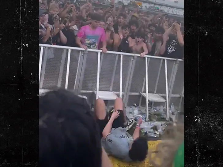 Chicago White Sox Fan Involved in a Wild Brawl in Festival Pit