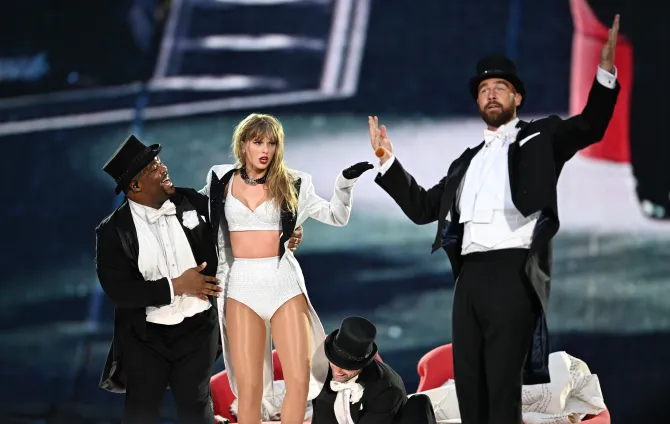 Travis Kelce’s Unexpected Appearance on Taylor Swift’s Eras Tour Stage