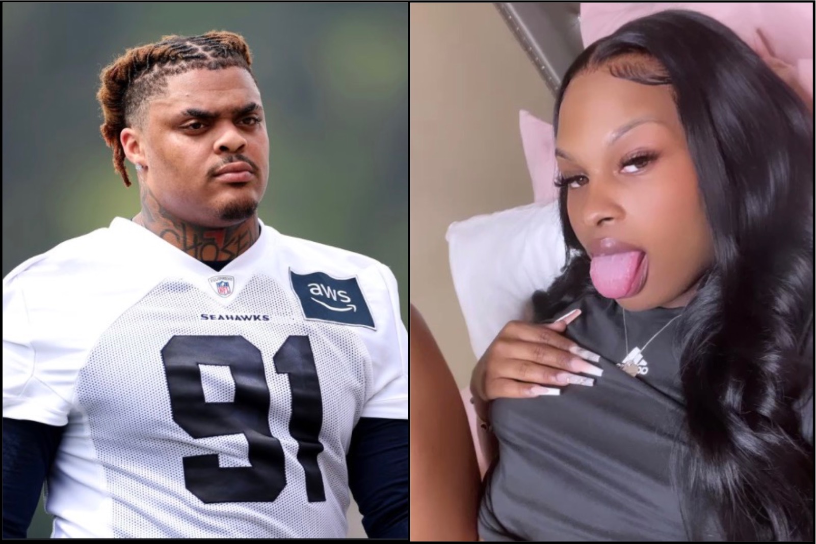 Seahawks Bryon Murphy II Says He’s Being Exorted By Trans Woman Who He Wanted to Eat His Balls