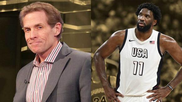 Skip Bayless Says That Joel Embiid Is Unfit and That Anthony Davis Should Start in His Place