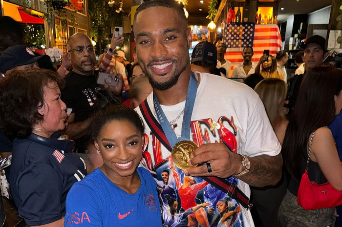 Jonathan Owens Says He’s Got A Special Turnover Celebration Planned To Honor His Wife Simone Biles