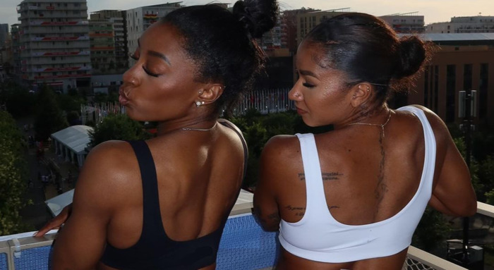 Simone Biles And Jordan Chiles Go Viral After Showing Off Bums In Tiny “Team USA” Shorts And Crop Tops