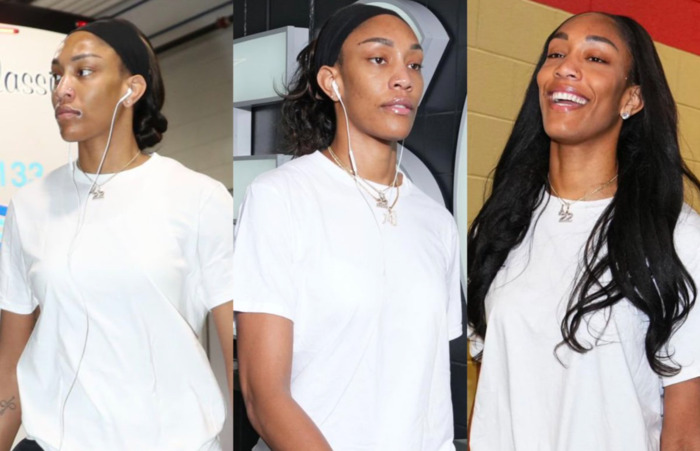 A’ja Wilson Isn’t Stopping Wearing White T-shirts Until Aces Are Back In The Winning Column