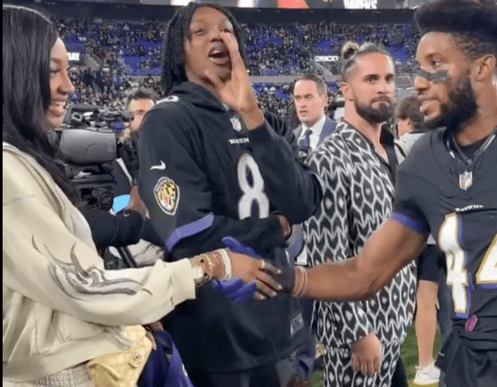 VIDEO: WNBA Star Angel Reese Storms Baltimore Homecoming To Cheers On The Ravens Against Buffalo Bills