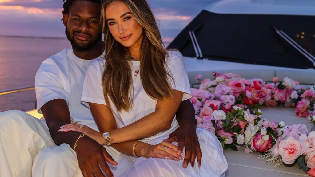 Photos From Chiefs Star Juju Smith-Schuster And Long-time Girlfriend Laura Kruk Engagement