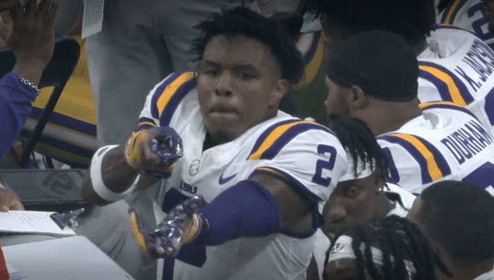 LSU’s Kyren Lacy Gets Trashed After Pretending To Shoot USC’s Defense During Celebration