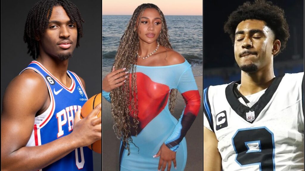 VIDEO: Bryce Young’s Ex-Girlfriend Myra Gordon And 76ers Star Tyrese Maxey Spotted Together At The Falcons-Eagles Game